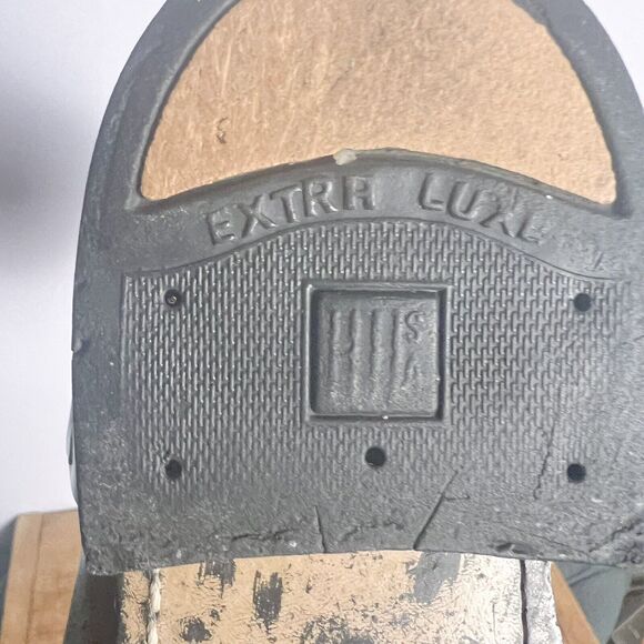 Distressed Square Toe Harness Boots Women's Size 11 Brown Faux Leather Moto Boho - Picture 5 of 13